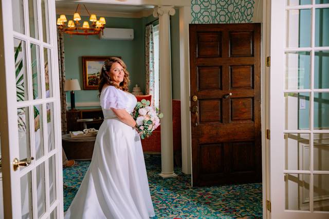 Bride in our Parlor area