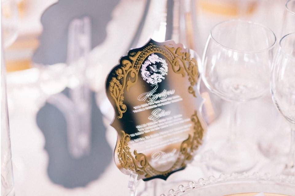 Wedding crest program