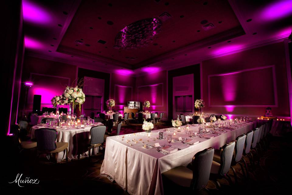 CR Ballroom Wedding Reception