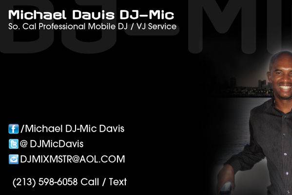So. Cal Professional Mobile DJ / VJ Service