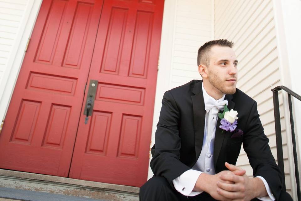 Groom portrait