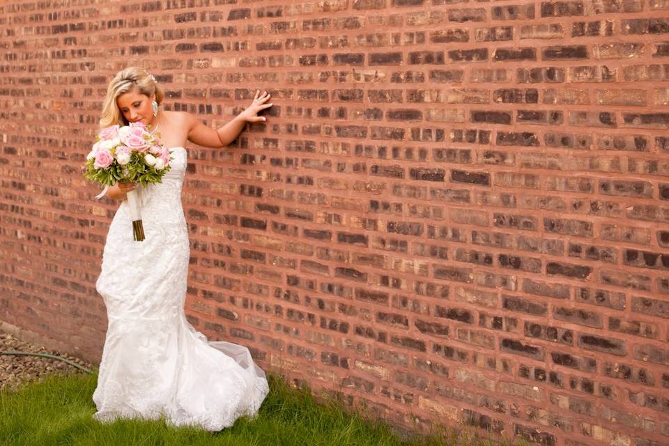 Bride and bricks