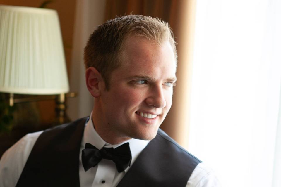 Groom portrait