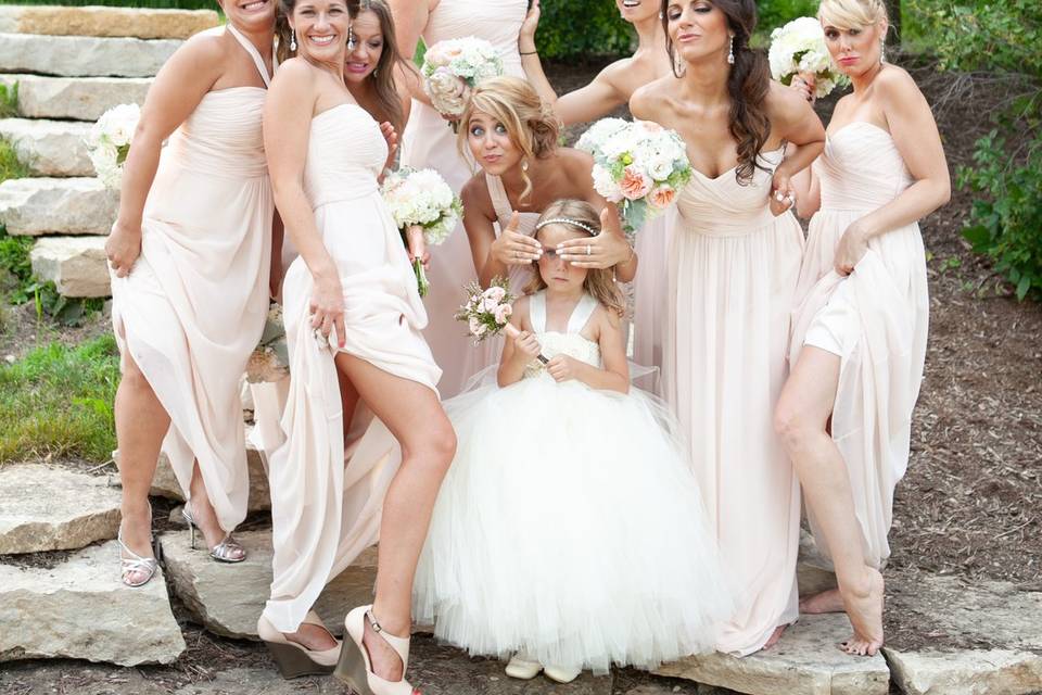 Bridesmaids garden