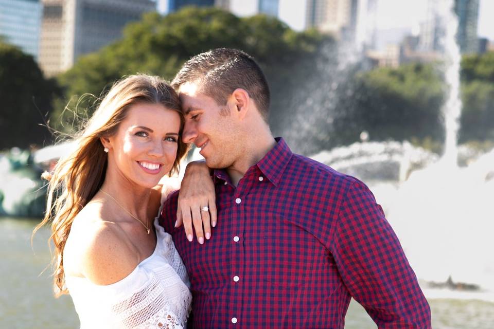 Buckingham Fountain Engagement