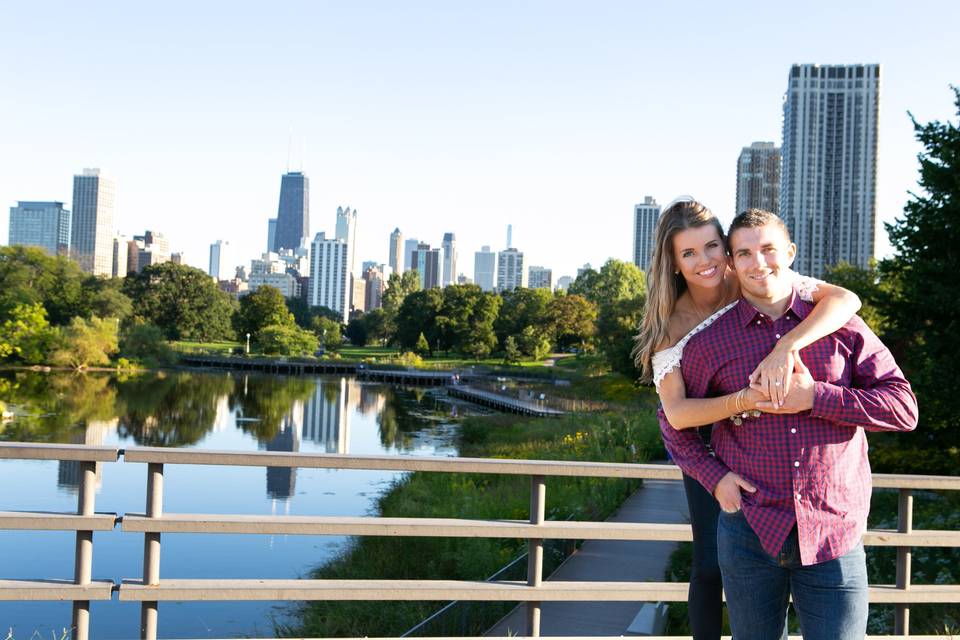 Lincoln Park Zoo engagement