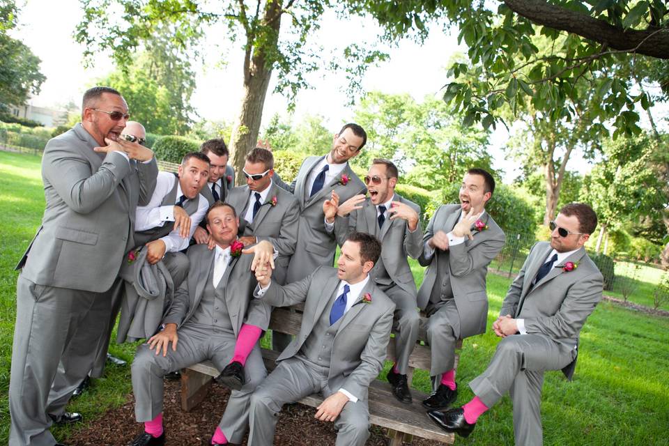 The boys and bling