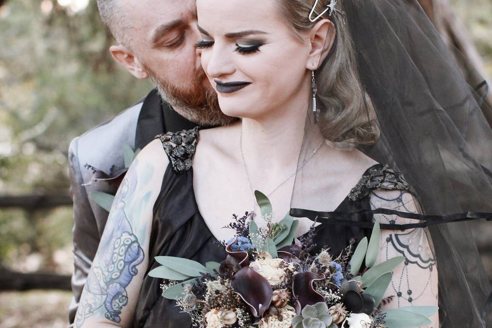 Goth wedding