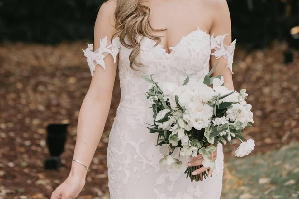 Bride hair