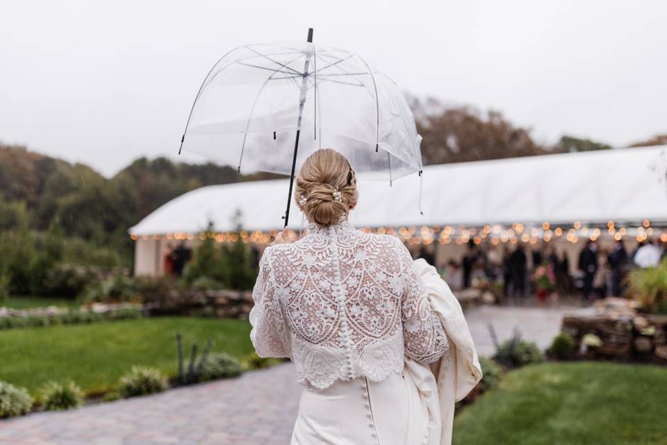 Wedding updo