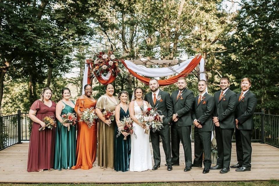 Colorful wedding
