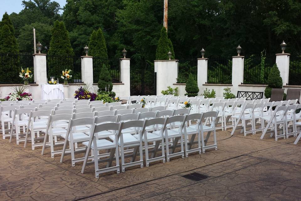 Ceremony Gold Patio