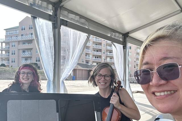 Piano, violin and cello