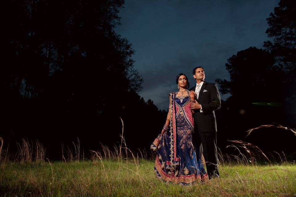 Creative couple's portrait