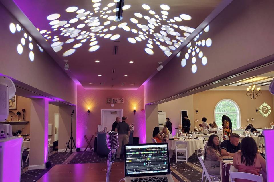 Room Uplighting & Moving heads