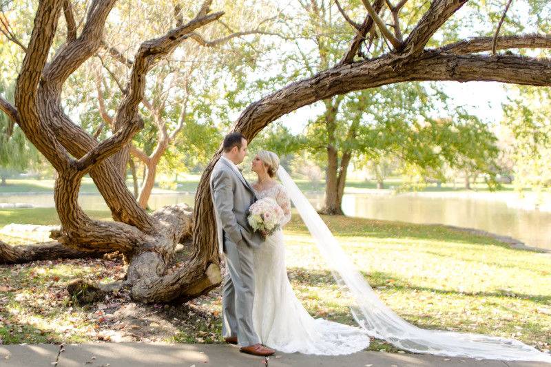 Groom and bride