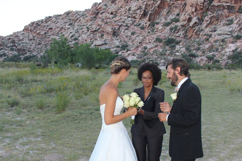 Wedding on a mountain