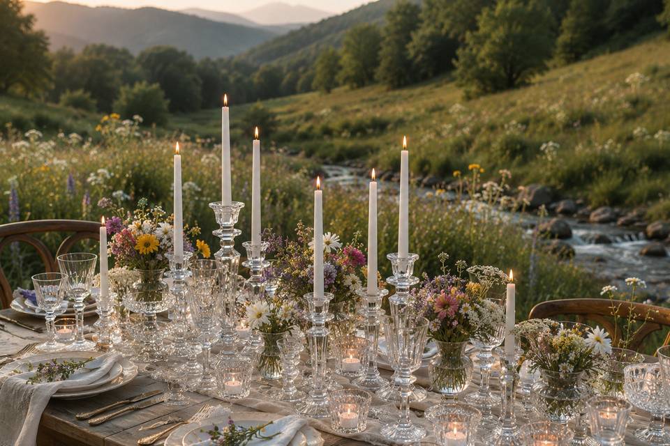 Crystal Candleholders