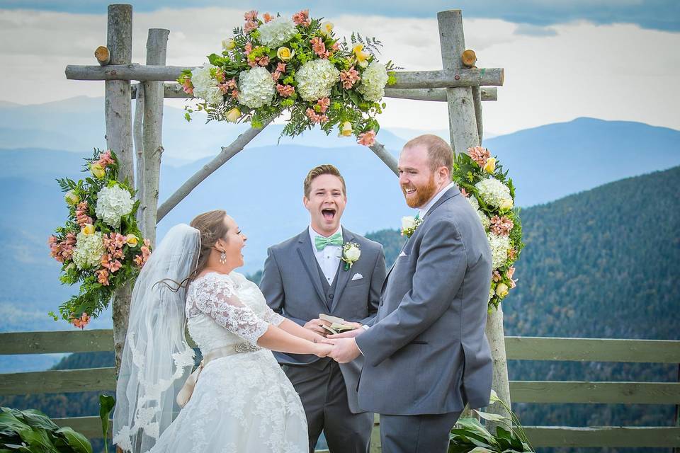 Jay's Peak Wedding Ceremony