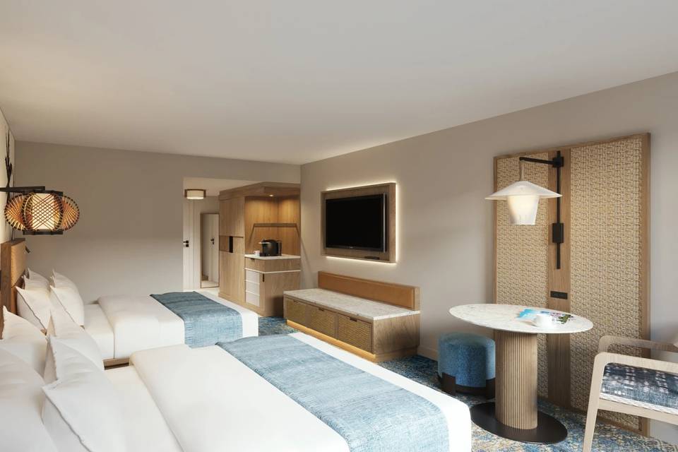 Double Queen Bed Room
