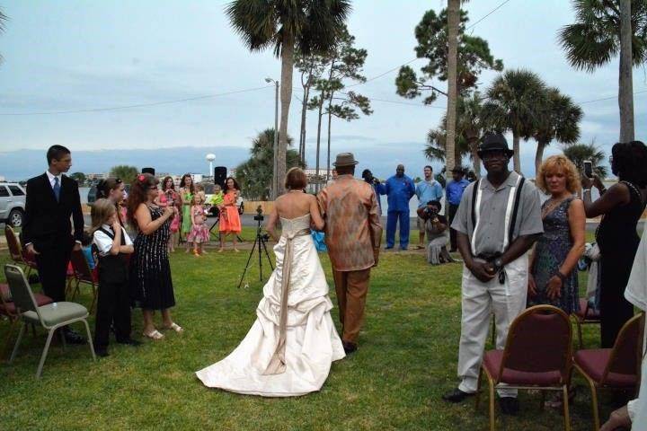 Choose to have your ceremony on our amazing landscaping.