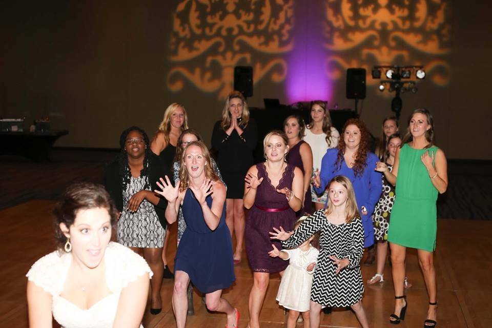 Bouquet toss