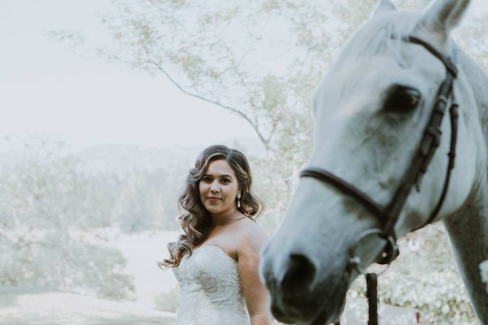 Stunning bride
