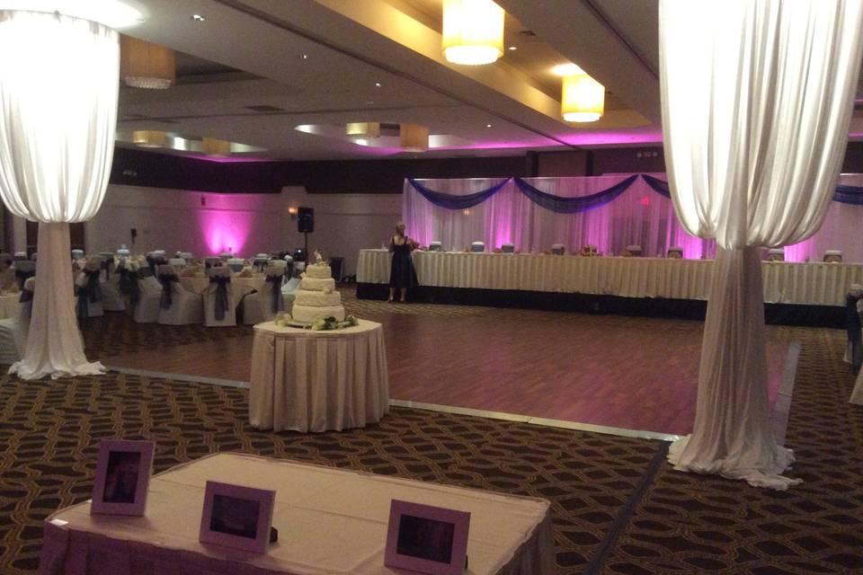 Reception setup