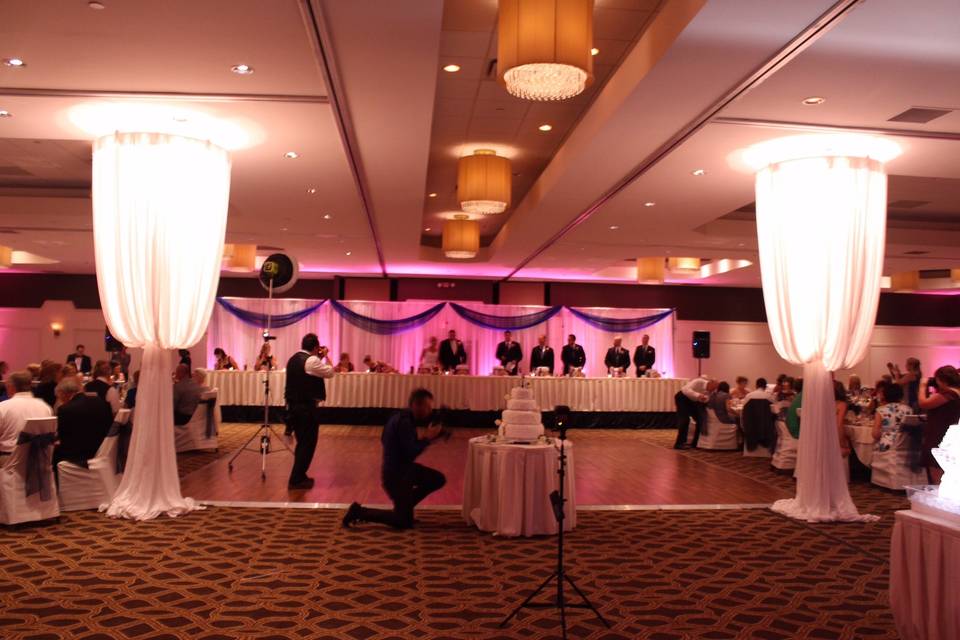 Reception setup