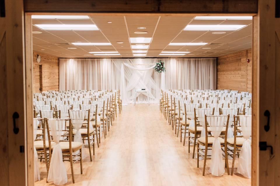 Indoor Ceremony - Cedar Room