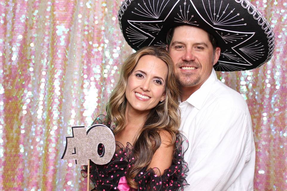 Pink Mustache Photo Booth