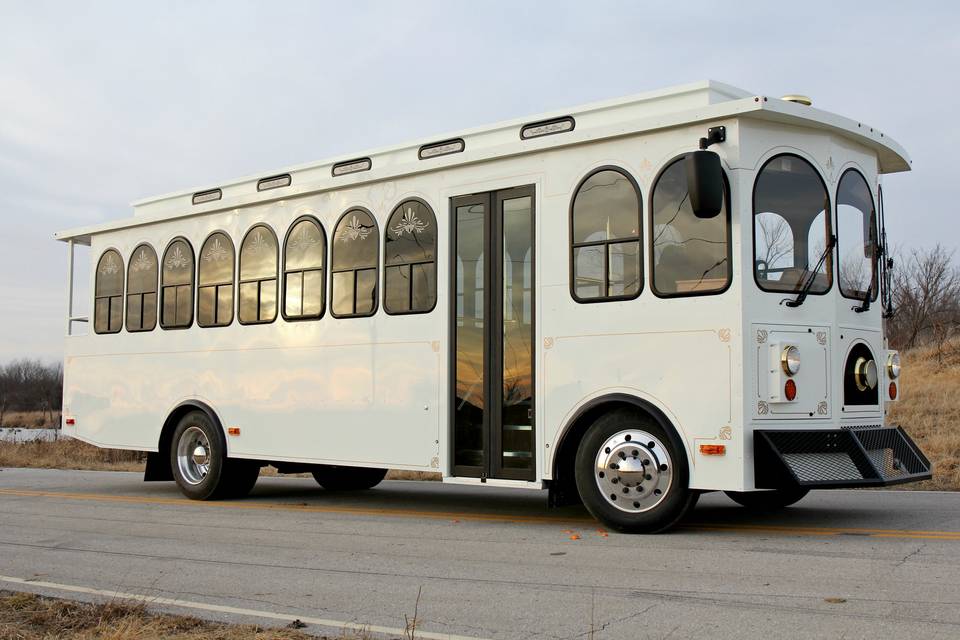 White Limo Trolleys