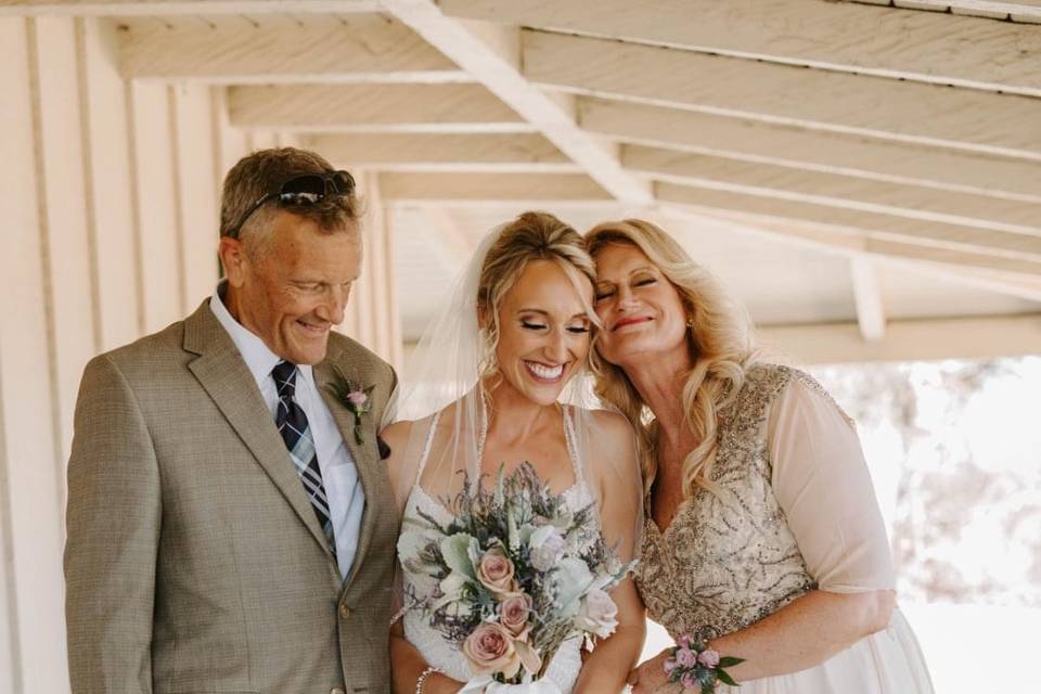 Ranch Wedding Hair and Makeup