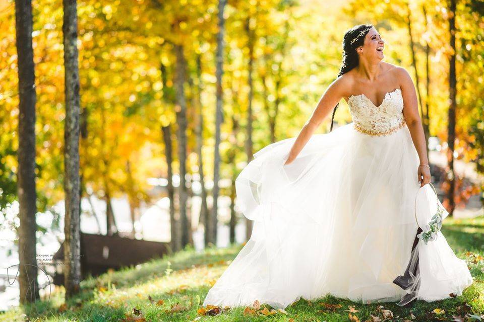 Late October Bridal Picture