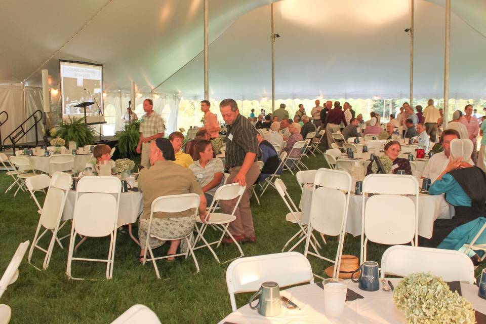 Reception setup