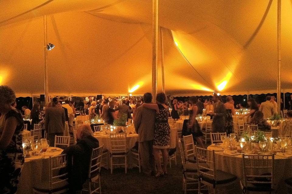 Lighting in the tent