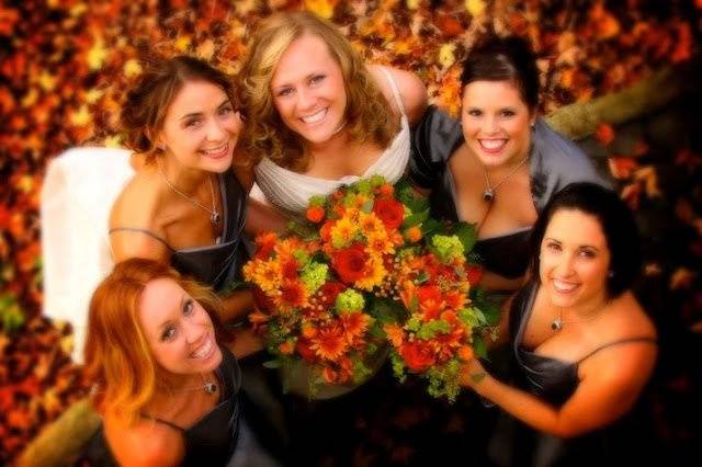 Ladies with flowers