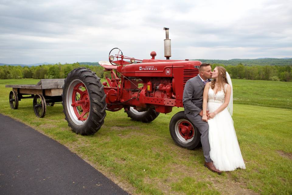 John Deere and a kiss