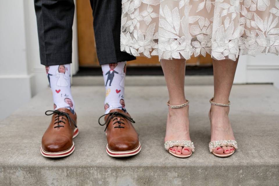 Edina home wedding