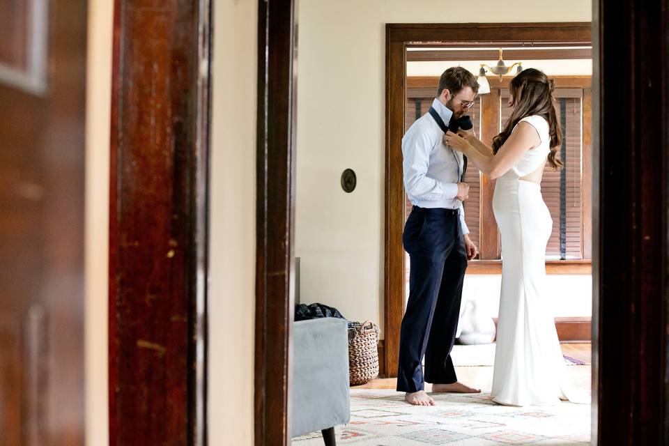 Minneapolis home wedding