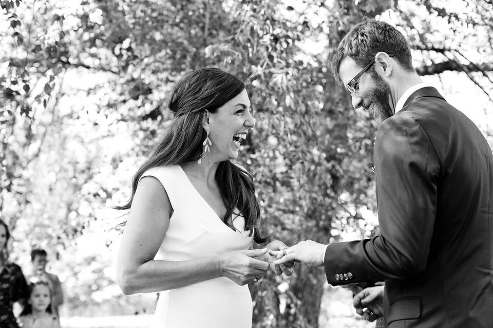 Minneapolis home wedding