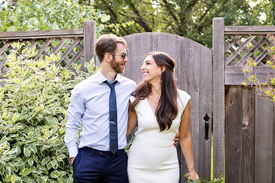 Minneapolis home wedding