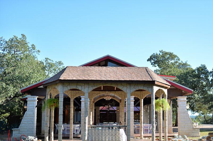 Exterior view of wedding venue