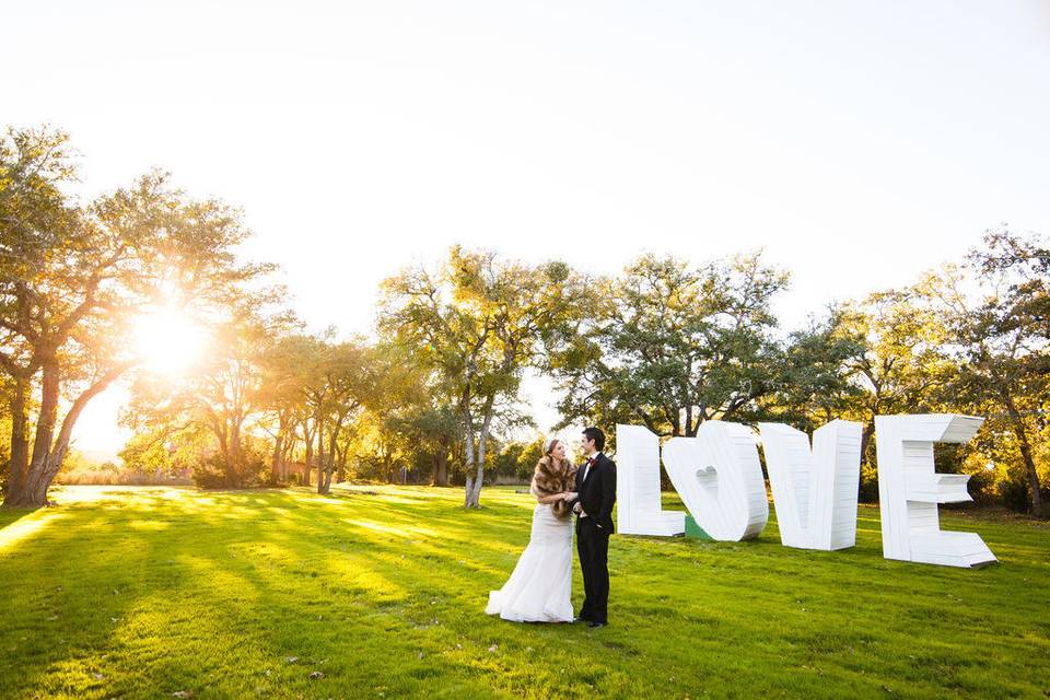 The couple walking