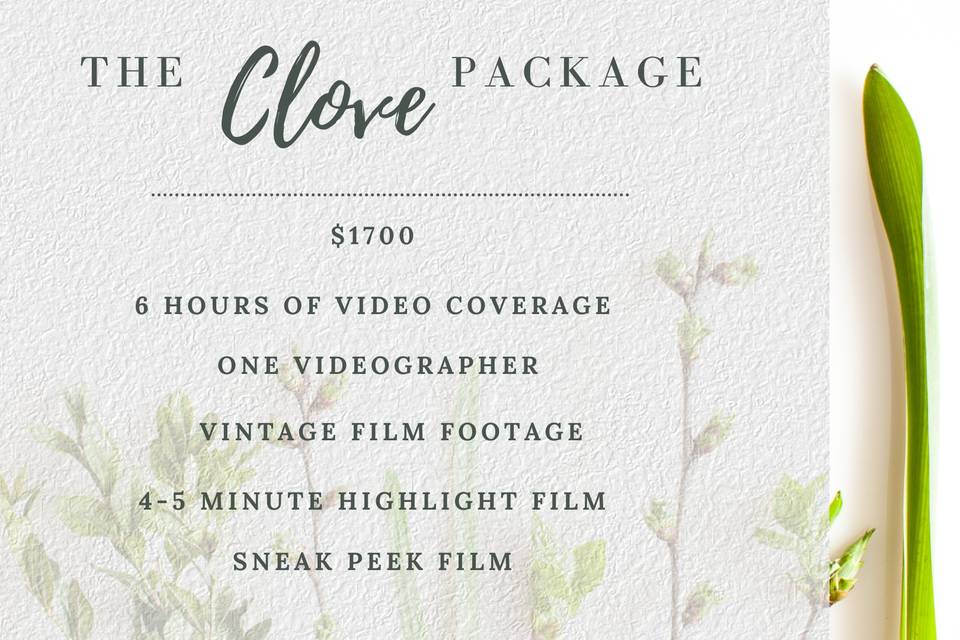 CLOVE is our tier two package