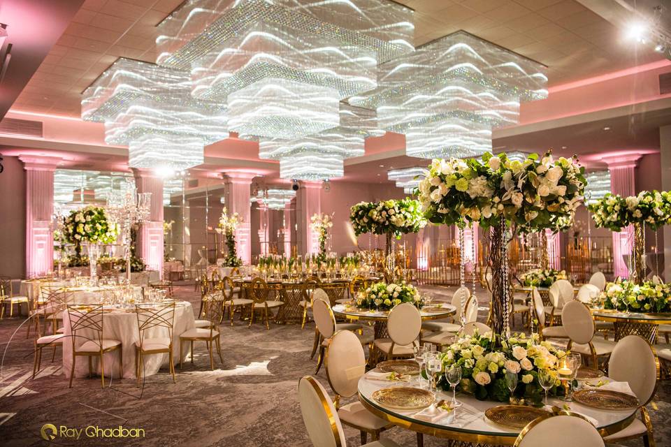 Ballroom with In-House Decor