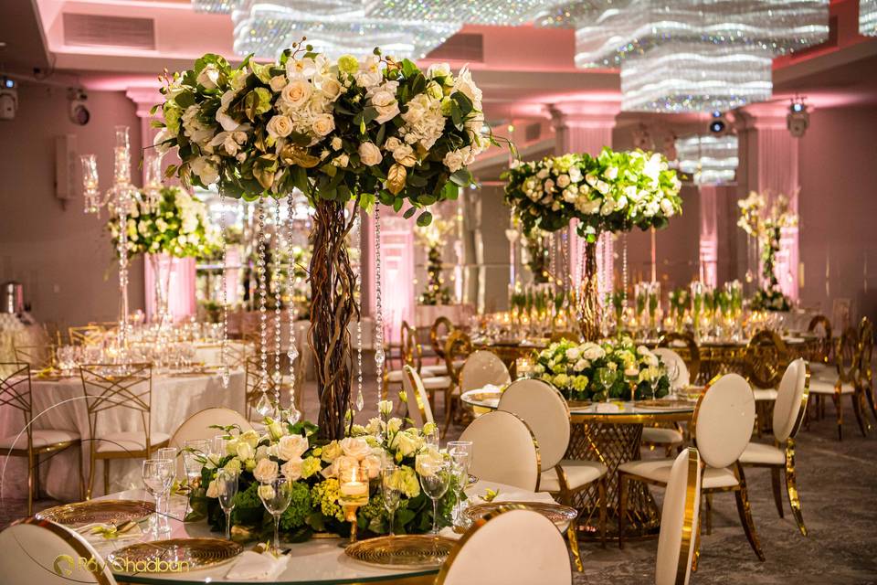 CrystalView Ballroom Decor