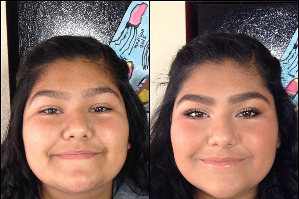 8th grade graduation makeup