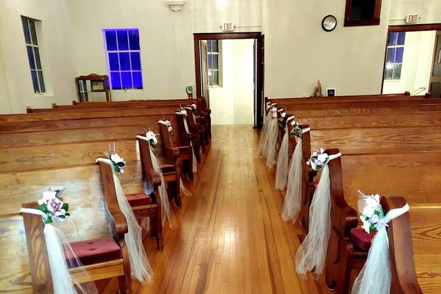 All set up for the ceremony