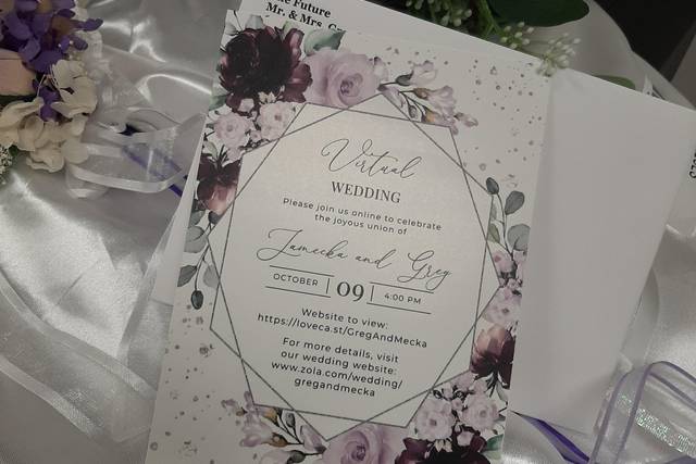 Bouquet, Invite and Wand